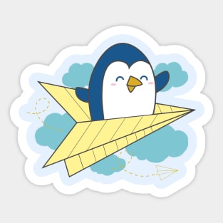 Fly high penguin! Sticker